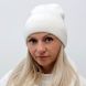 Комплект жіночий зимовий ангора з вовною (шапка+шарф+рукавички) ODYSSEY 56-58 см білий 13722 - 8131 - 4000 мак комплект фото 2