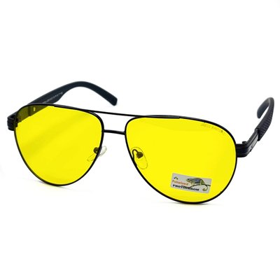 Сонцезахисні окуляри Чоловічі Поляризаційні з фотохромною лінзою JAMES BROWNE жовтий 3176 3176 фото