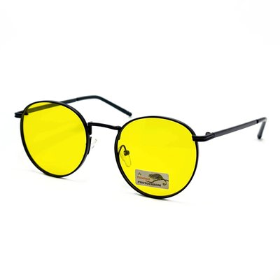 Сонцезахисні окуляри Жіночі Поляризаційні з фотохромною лінзою Polarized жовтий (349) 349-1 фото