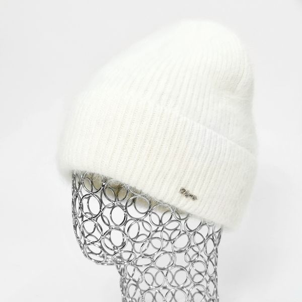 Комплект жіночий зимовий ангоровий на флісі (шапка+шарф+рукавиці) ODYSSEY 56-58 см білий 12825 - 8131 - 4122 бристоль фото
