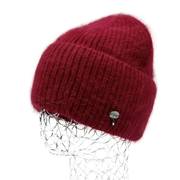 Комплект жіночий зимовий ангоровий на флісі (шапка+бафф) ODYSSEY 56-59 см Рубіновий 13879 - 13018 13879 - 13018 фото