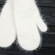 Комплект жіночий зимовий ангоровий на флісі (шапка+шарф+рукавиці) ODYSSEY 56-58 см білий 12825 - 8131 - 4122 бристоль фото 9