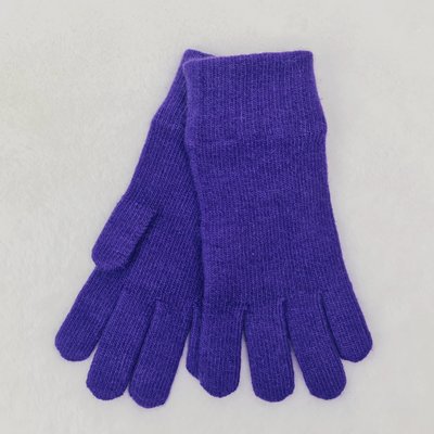 Перчатки жіночіM&J (агора+шерсть+ПА) фіолетовий One Size (4093) пр3 фото