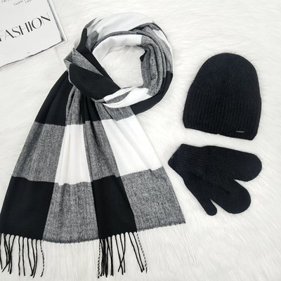 Комплект жіночий зимовий ангоровий на флісі (шапка+шарф+рукавиці) ODYSSEY 56-58 см різнокольоровий 12815 - 1119 - 4135 юкка фото