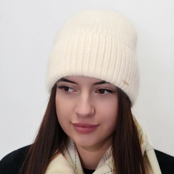 Комплект жіночий зимовий ангоровий (шапка + шорф + кавовики) ODYSSEY 56-58 см різнобарвний 12874 — 8008 — 4148 френсис комплект фото