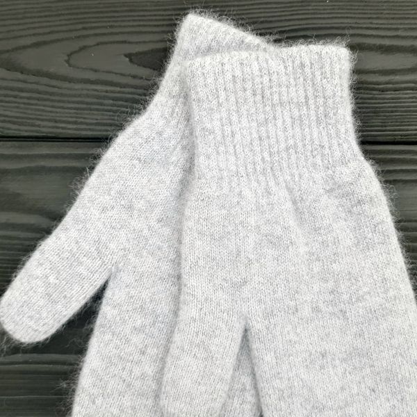 Комплект жіночий зимовий (шарф+рукавиці) M&JJ One size Сірий + чорний 8064 - 4105 8064 - 4105 фото