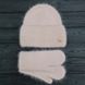Комплект жіночий зимовий ангоровий на флісі (шапка+рукавиці) ODYSSEY 56-59 см Бежевий 13880 - 4191 13880 - 4191 фото 1