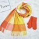 Комплект жіночий зимовий (шарф+рукавиці) M&JJ One size помаранчевий 1145 - 4130 1145 - 4130 фото 1