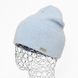Шапка жіноча зимова (вовна+ПА) на флісі Odyssey 55-58 см Блакитний 13147 парика фото 2