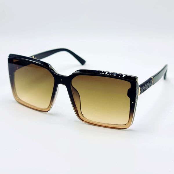 Сонцезахисні окуляри M&J Жіночі коричневий градієнт (7538) 7538 фото