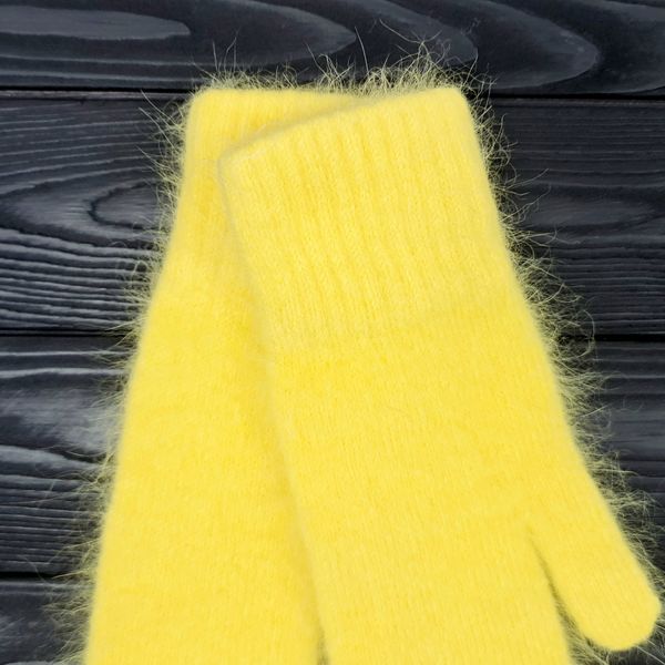 Комплект жіночий зимовий (шарф+рукавиці) M&JJ One size жовтий 1145 - 4129 1145 - 4129 фото