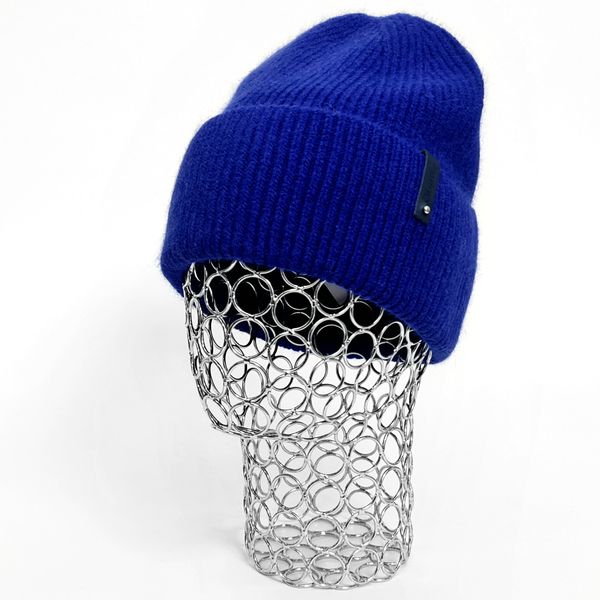 Комплект жіночий зимовий ангора з вовною на флісі (шапка+рукавички) ODYSSEY 57-59 см Синій 12984 - 4092 12984 - 4092 фото