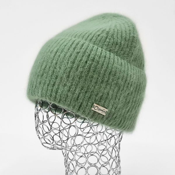 Комплект женский зимний ангоровый на флисе (шапка+бафф) ODYSSEY 57-60 см Зеленый 13815 - 13006 13815  - 13006 фото