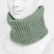 Комплект жіночий зимовий ангоровий на флісі (шапка+бафф) ODYSSEY 57-60 см Зелений 13815 - 13006 13815  - 13006 фото 4