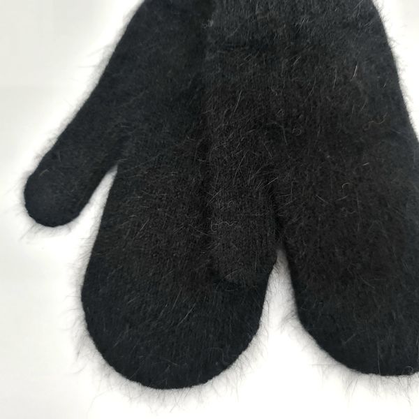 Комплект жіночий зимовий (шарф+рукавиці) M&JJ One size чорний + сірий 8064 - 4135 8064 - 4135 фото