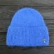 Комплект жіночий зимовий ангоровий на флісі (шапка+рукавиці) ODYSSEY 56-59 см Синій 13876 - 4221 13876 - 4221 фото 2