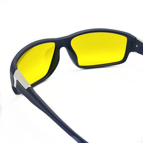 Сонцезахисні окуляри M&J Чоловічі Поляризаційні Антифара жовтий (352) 352 фото
