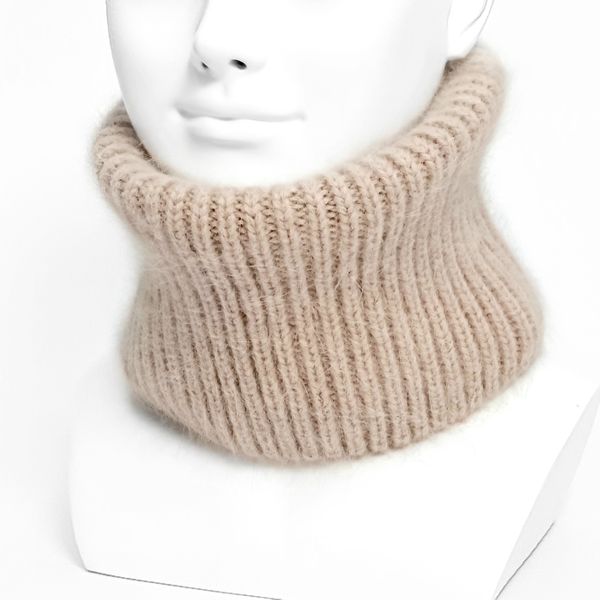 Комплект жіночий зимовий ангоровий на флісі (шапка+бафф) ODYSSEY 56-59 см Бежевий 13905 - 13023 13905 - 13023 фото