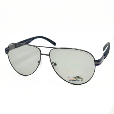 Сонцезахисні окуляри Чоловічі Поляризаційні з фотохромною лінзою JAMES BROWNE сірий 3174 3174 фото