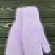 Комплект жіночий зимовий ангоровий на флісі (шапка+рукавиці) ODYSSEY 56-59 см Бузковий 13886 - 4137 13886 - 4137 фото 6