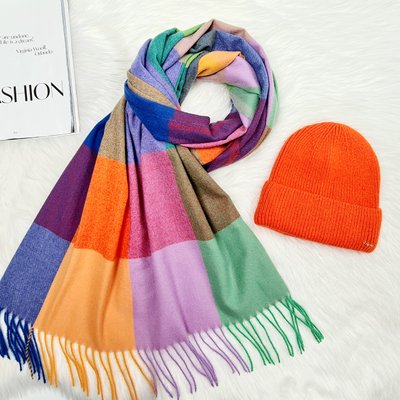 Комплект жіночий зимовий (шапка + шорф) ODYSSEY 56-58 см різнобарвний 12831 — 1293 бристоль фото