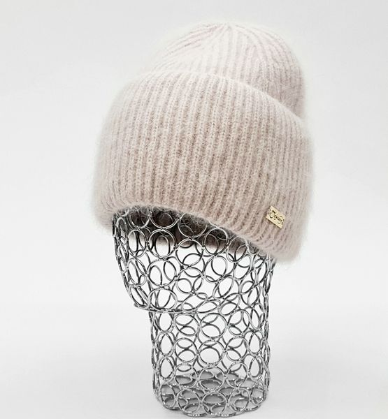 Комплект жіночий зимовий ангоровий на флісі (шапка+бафф) ODYSSEY 57-60 см Бежевий 13817 - 13020 13817 - 13020 фото