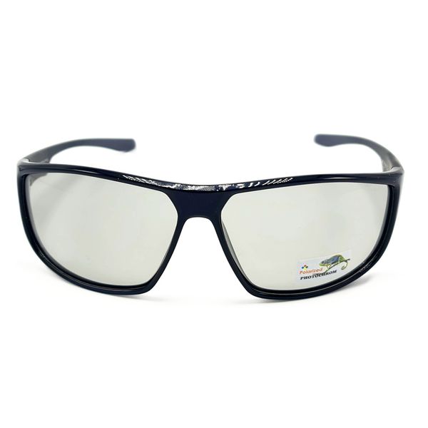 Сонцезахисні окуляри Чоловічі Поляризаційні з фотохромною лінзою JAMES BROWNE сірий 3212 3212 фото