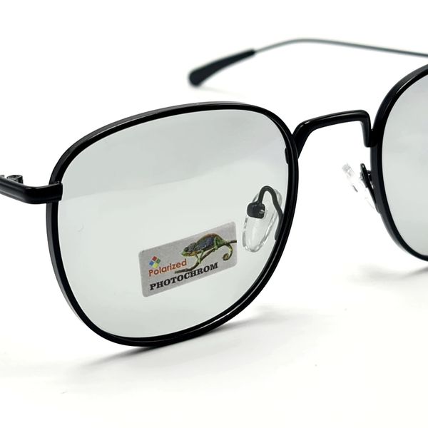 Сонцезахисні окуляри Жіночі Поляризаційні з фотохромною лінзою Polarized сірий (263) 263 фото