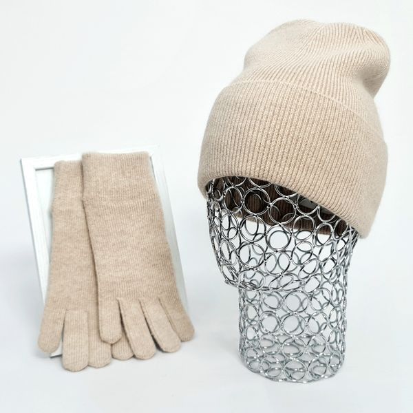 Комплект жіночий зимовий ангора з вовною (шапка+шарф+рукавички) ODYSSEY 56-58 см різнокольоровий 13721 - 8008 - 4063 мак фото