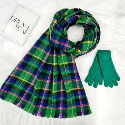 Комплект жіночий зимовий (шарф+рукавички) M&JJ One size зелений 8047 - 4084 8047 - 4084 фото