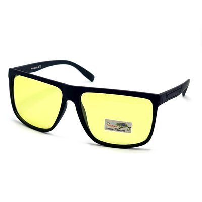 Солнцезащитные очки мужские поляризационные с фотохромной линзой Polarized желтый (325) 325 фото