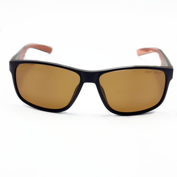Сонцезахисні окуляри Greywolf Чоловічі Поляризаційні коричневий (3354) 3354 фото