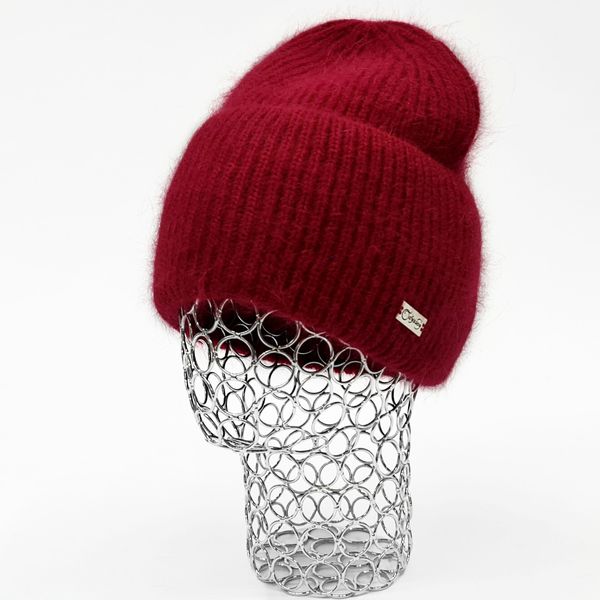 Комплект жіночий зимовий ангоровий на флісі (шапка+бафф) ODYSSEY 57-60 см Рубіновий 13816 - 13018 13816 - 13018 фото