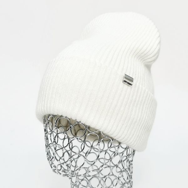 Комплект жіночий зимовий ангора з вовною (шапка+шарф+рукавички) ODYSSEY 57-59 см білий 12530 - 8131- 4000 блейк фото