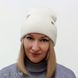 Комплект жіночий зимовий ангора з вовною (шапка+шарф+рукавички) ODYSSEY 57-59 см білий 12530 - 8131- 4000 блейк фото 2