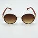 Сонцезахисні окуляри M&J Жіночі коричневий градієнт (7052) 7052 фото 4
