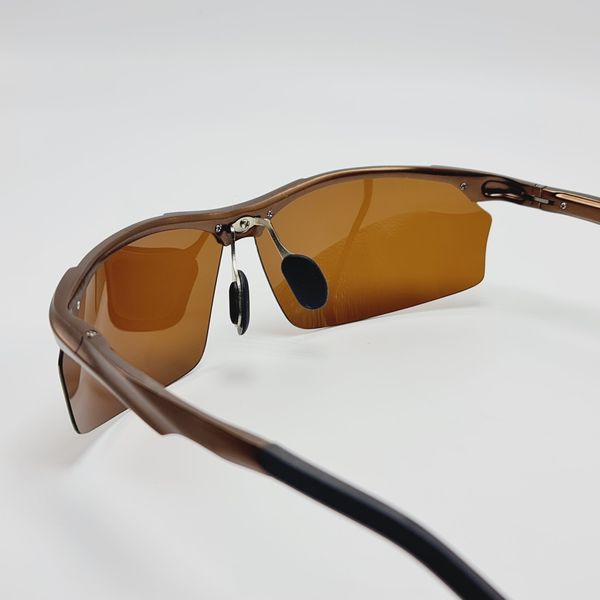 Сонцезахисні окуляри M&J Чоловічі Поляризаційні коричневий (2127) 2127-1 фото