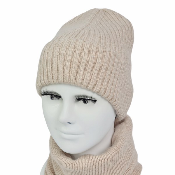 Комплект жіночий зимовий ангора з вовною (шапка+шарф) ODYSSEY 56-58 см різнокольоровий 12455- 8131 отрада фото