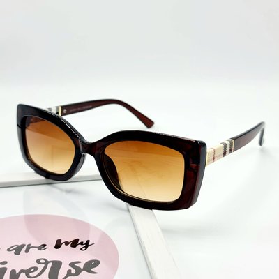 Сонцезахисні окуляри M&J Жіночі коричневий градієнт (7737) 7737 фото