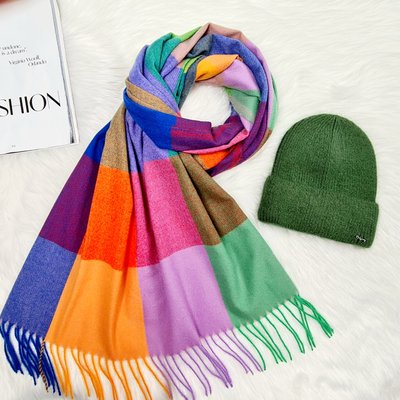 Комплект жіночий зимовий (шапка + шорф) ODYSSEY 56-58 см різнобарвний 12837 — 1293 бристоль фото