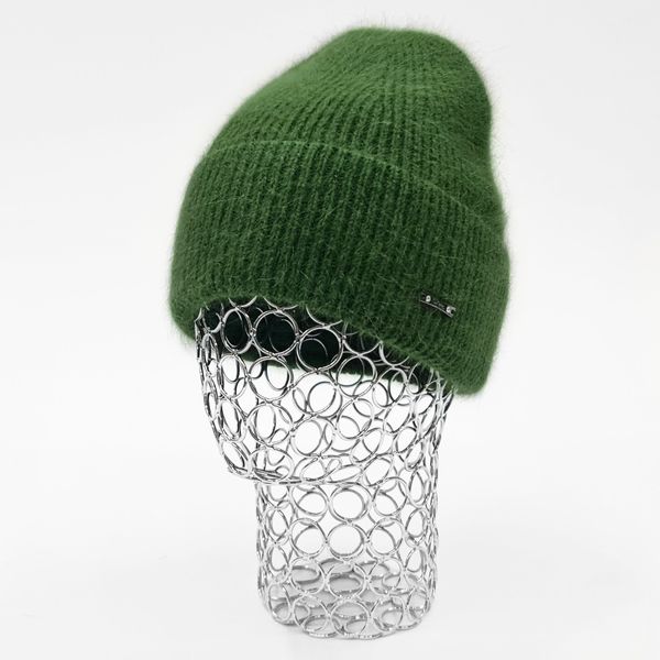Комплект жіночий зимовий ангоровий на флісі (шапка+бафф) ODYSSEY 55-58 см Зелений 12996 - 13089 12996 - 13089 фото