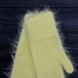 Комплект жіночий зимовий ангоровий на флісі (шапка+рукавиці) ODYSSEY 56-59 см Жовтий 13889 - 4231 13889 - 4231 фото 6
