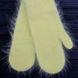 Комплект жіночий зимовий ангоровий на флісі (шапка+рукавиці) ODYSSEY 56-59 см Жовтий 13889 - 4231 13889 - 4231 фото 7