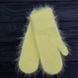 Комплект жіночий зимовий ангоровий на флісі (шапка+рукавиці) ODYSSEY 56-59 см Жовтий 13889 - 4231 13889 - 4231 фото 5