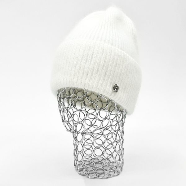 Комплект жіночий зимовий ангоровий (шапка+бафф) ODYSSEY 56-58 см Молочний 13678 - 12517 13678 - 12517 фото
