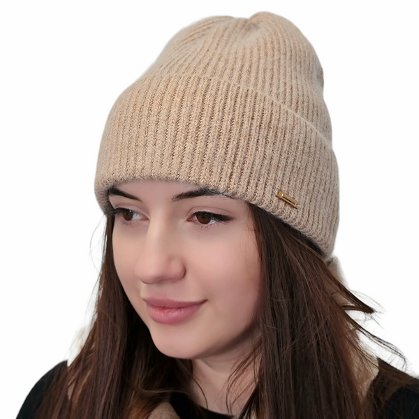 Комплект жіночий зимовий ангора з вовною на флісі (шапка+шарф) ODYSSEY 56-58 см різнокольоровий 12706 - 8131 джейд фото