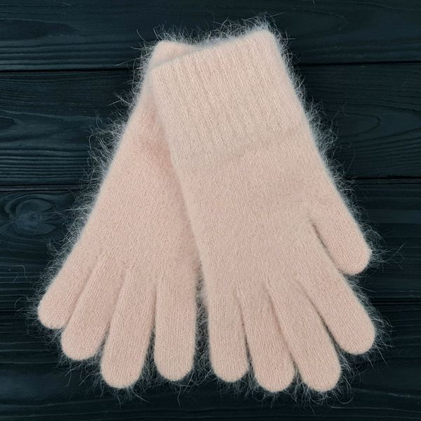 Комплект жіночий зимовий (шарф+рукавички) M&JJ One size Сірий + пудровий 8029 - 4207 8029 - 4207 фото