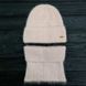 Комплект жіночий зимовий ангоровий на флісі (шапка+бафф) ODYSSEY 55-58 см Бежевий 13935 - 13020 13935 - 13020 фото 1