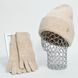 Комплект жіночий зимовий ангора з вовною (шапка+шарф+рукавички) ODYSSEY 58-60 см різнокольоровий 12154 - 8131 - 4063 мулатка фото 6