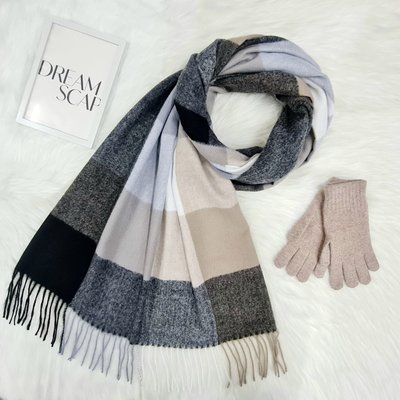 Комплект жіночий зимовий (шарф+рукавички для сенсорних екранів ) M&JJ One size Бежевий 1080 - 4175 1080 - 4175 фото